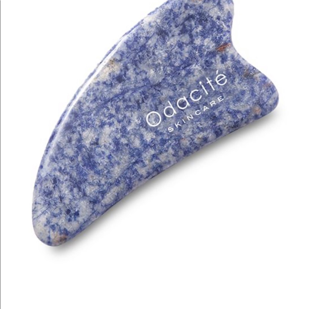 Odacite guasha blue aventurine Stone